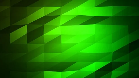 Loopable Abstract Green Low Poly Background 4K Full HD V39 Stock Footage 89805857