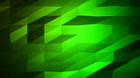 Loopable Abstract Green Low Poly Background 4K Full HD V43 Stock Footage 89805897