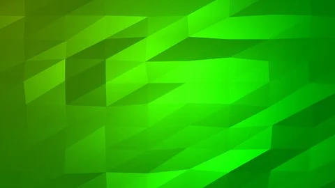 Loopable Abstract Green Low Poly Background 4K Full HD V45 Stock Footage 89805910