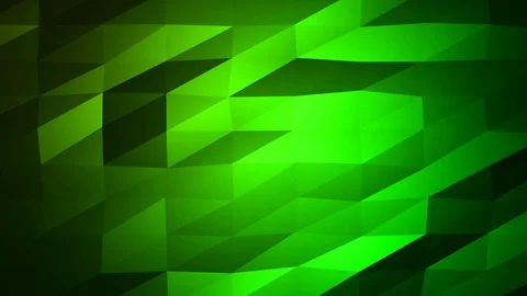 Loopable Abstract Green Low Poly Background 4K Full HD V47 Stock Footage 89805936