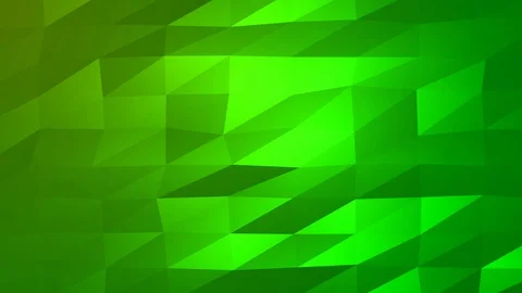 Loopable Abstract Green Low Poly Background 4K Full HD V49 Stock Footage 89805958