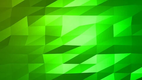 Loopable Abstract Green Low Poly Background 4K Full HD V52 Stock-Footage 89805989