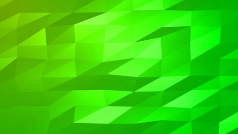 Loopable Abstract Green Low Poly Background 4K Full HD V54 Stock Footage 89805997