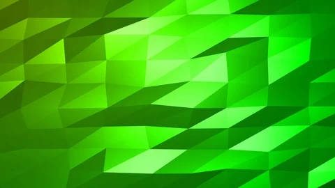 Loopable Abstract Green Low Poly Background 4K Full HD V56 Stock Footage 89806017
