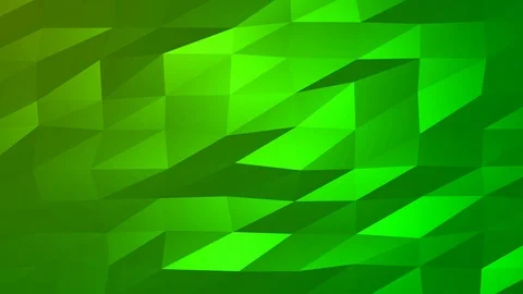 Loopable Abstract Green Low Poly Background 4K Full HD V57 Stock Footage 89806031
