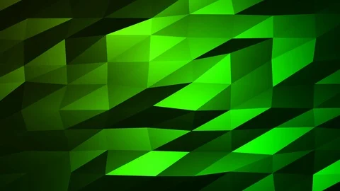Loopable Abstract Green Low Poly Background 4K Full HD V59 Video stock 89806037