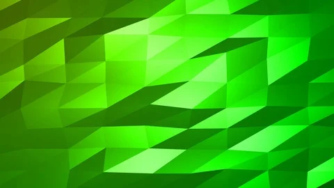Loopable Abstract Green Low Poly Background 4K Full HD V60 Video stock 89806050