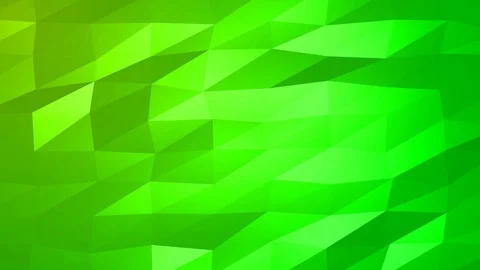 Loopable Abstract Green Low Poly Background 4K Full HD V62 Stock Footage 89806063