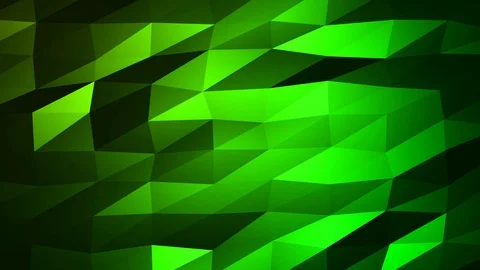 Loopable Abstract Green Low Poly Background 4K Full HD V63 Stock Footage 89806078