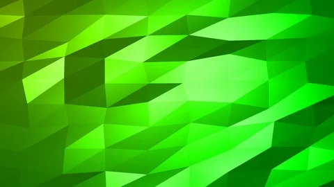 Loopable Abstract Green Low Poly Background 4K Full HD V68 Stock Footage 89806118