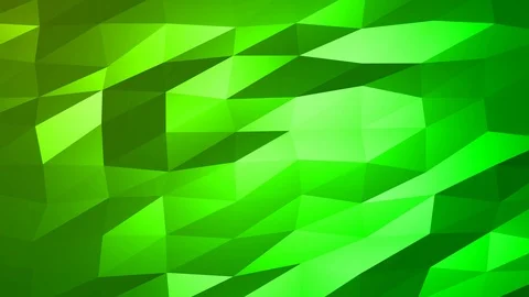 Loopable Abstract Green Low Poly Background 4K Full HD V72 Stock Footage 89806141