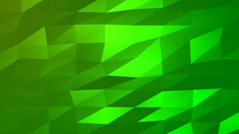 Loopable Abstract Green Low Poly Background 4K Full HD V73 Stock Footage 89806150