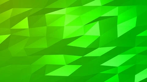Loopable Abstract Green Low Poly Background 4K Full HD V78 Stock Footage 89806181