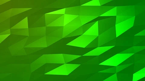 Loopable Abstract Green Low Poly Background 4K Full HD V81 Stock Footage 89806217