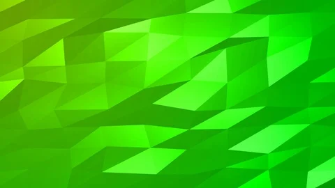 Loopable Abstract Green Low Poly Background 4K Full HD V82 Stock Footage 89806219