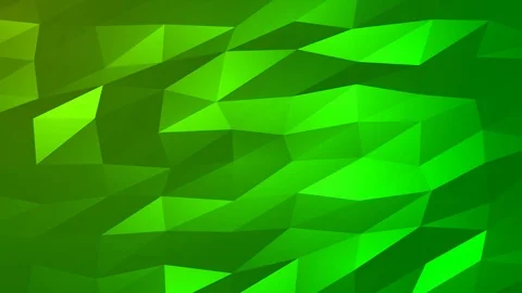 Loopable Abstract Green Low Poly Background 4K Full HD V85 Video stock 89806249