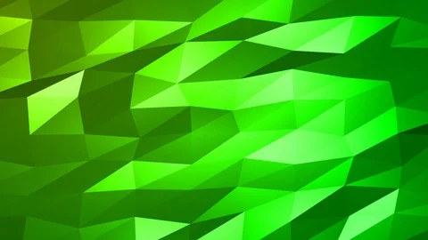 Loopable Abstract Green Low Poly Background 4K Full HD V88 Stock Footage 89806263