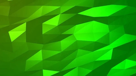 Loopable Abstract Green Low Poly Background 4K Full HD V89 Stock Footage 89806276