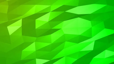 Loopable Abstract Green Low Poly Background 4K Full HD V90 Stock Footage 89806280
