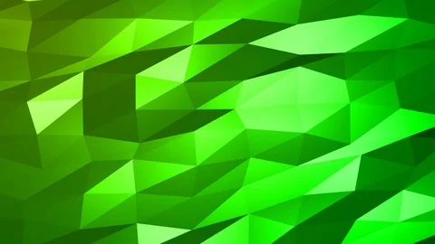 Loopable Abstract Green Low Poly Background 4K Full HD V92 Stock Footage 89806294