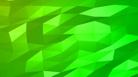 Loopable Abstract Green Low Poly Background 4K Full HD V94 Stock Footage 89806312