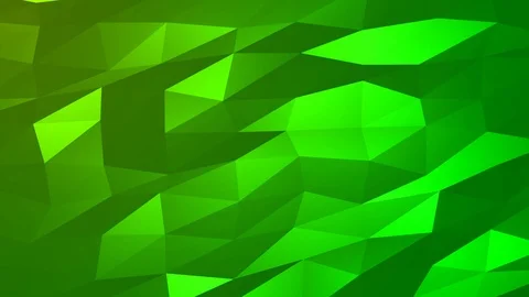Loopable Abstract Green Low Poly Background 4K Full HD V93 Stock-Footage 89806313