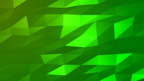 Loopable Abstract Green Low Poly Background 4K Full HD V97 Stock Footage 89806346