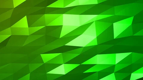 Loopable Abstract Green Low Poly Background 4K Full HD V100 Video stock 89806366