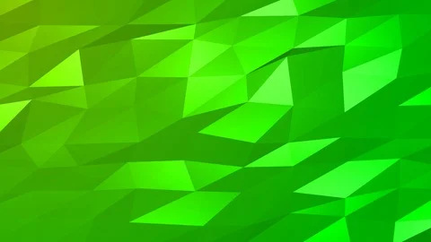 Loopable Abstract Green Low Poly Background 4K Full HD V102 Stock Footage 89806382