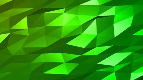 Loopable Abstract Green Low Poly Background 4K Full HD V108 Stock Footage 89806429