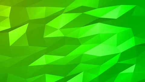 Loopable Abstract Green Low Poly Background 4K Full HD V110 Stock Footage 89806438