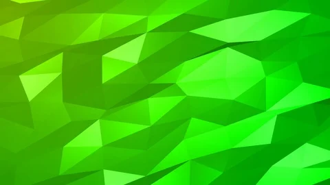 Loopable Abstract Green Low Poly Background 4K Full HD V114 Video stock 89806475