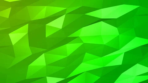 Loopable Abstract Green Low Poly Background 4K Full HD V118 Stock Footage 89806510