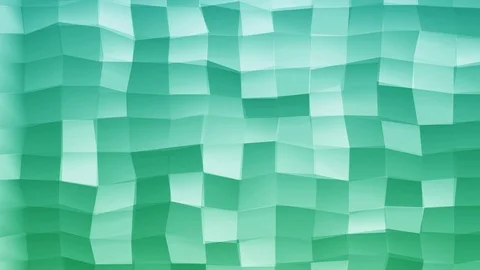 Loopable Abstract Green   Low Poly 3D surface as CG background V15 Stock Footage 90059571