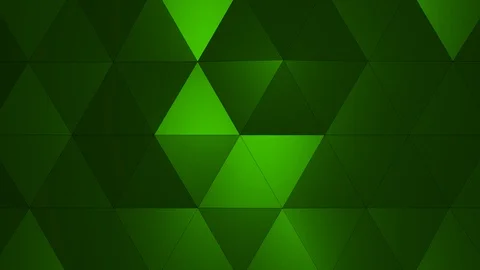 Loopable Abstract Green Low Poly 3D surface as CG background V1 Stock Footage 90707780