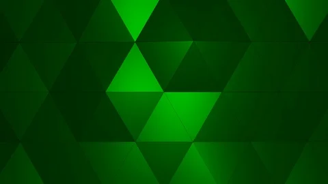 Loopable Abstract Green Low Poly 3D surface as CG background V1 Stock Footage 90707803