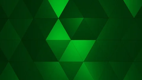 Loopable Abstract Green Low Poly 3D surface as CG background V1 Stock Footage 90707809