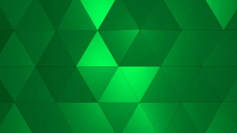 Loopable Abstract Green Low Poly 3D surface as CG background V2 Stock Footage 90707902
