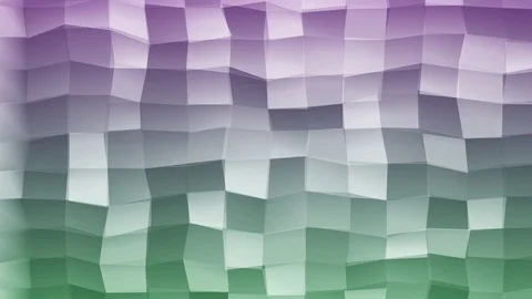 Loopable Abstract Green Pink Magenta  Low Poly 3D surface as CG background V14 Stock Footage 90059556