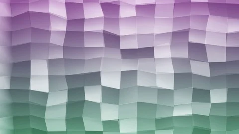 Loopable Abstract Green Pink Magenta  Low Poly 3D surface as CG background V15 Stock Footage 90059588