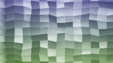 Loopable Abstract Green Purple  Low Poly 3D surface as CG background V10 Stock Footage 90059451