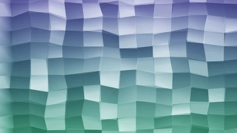 Loopable Abstract Green Purple  Low Poly 3D surface as CG background V15 Stock Footage 90059577
