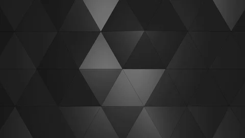 Loopable Abstract Grey Low Poly 3D surface as CG background V1 Stock Footage 90707647