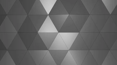 Loopable Abstract Grey Low Poly 3D surface as CG background V2 Stock Footage 90708065