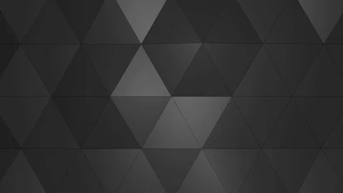 Loopable Abstract Grey Low Poly 3D surface as CG background V2 Stock Footage 90708079