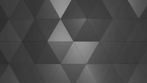 Loopable Abstract Grey Low Poly 3D surface as CG background V2 Stock Footage 90708082