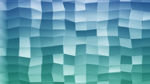 Loopable Abstract Light-Blue Blue  Low Poly 3D surface as CG background V16 Stock-Footage 90059587