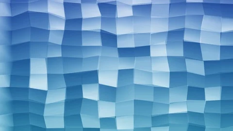 Loopable Abstract Light-Blue Blue  Low Poly 3D surface as CG background V20 Stock Footage 90059670