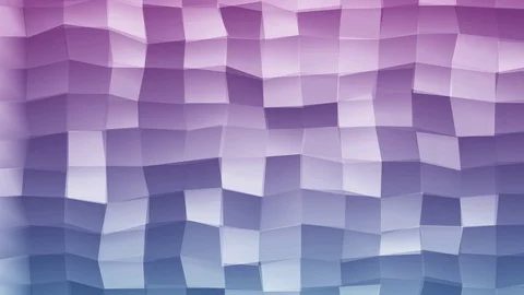 Loopable Abstract Light-Blue Fuxia Low Poly 3D surface as CG background V21 Stock Footage 90059712