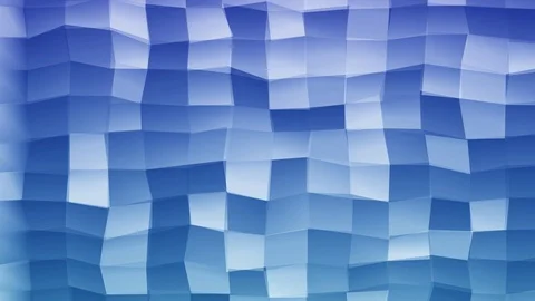 Loopable Abstract Light-Blue   Low Poly 3D surface as CG background V21 Stock Footage 90059702